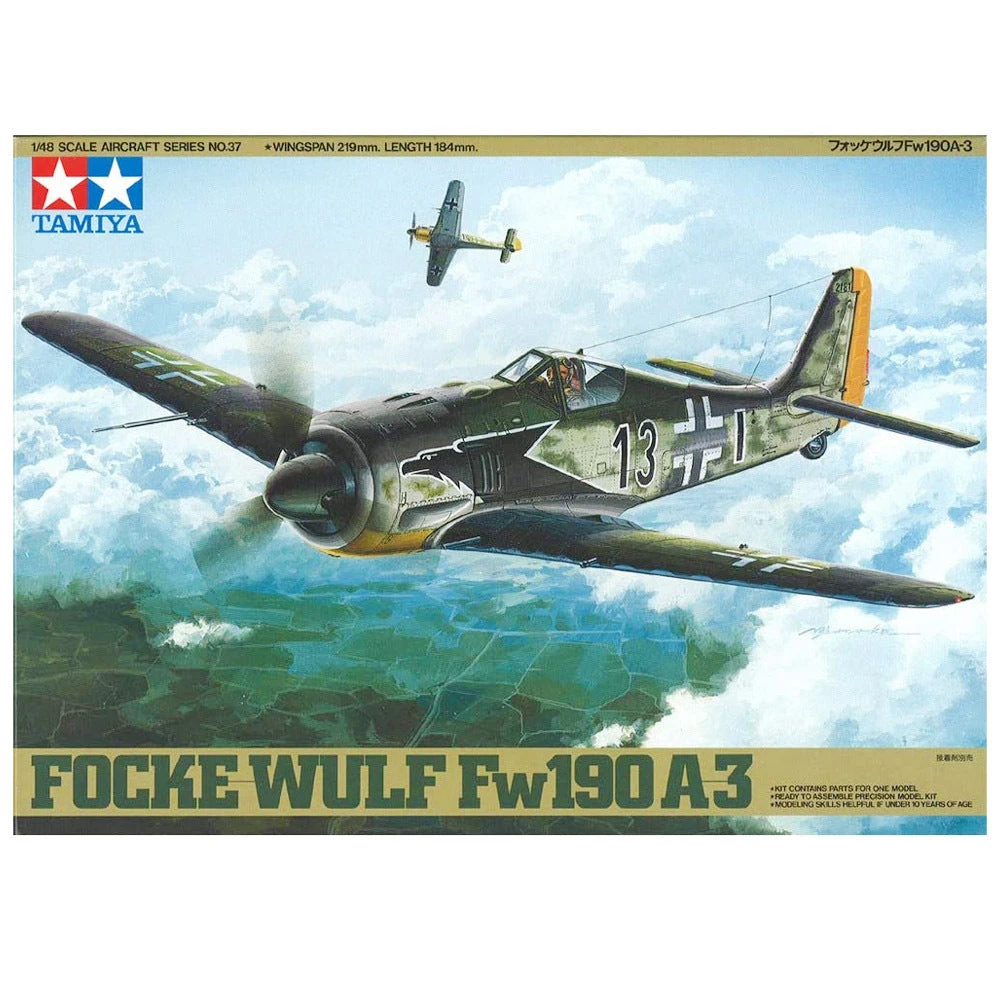 Tamiya 1/48 FockeWulf Fw190 A3 2 Tamiya 1/48 FockeWulf Fw190 A3 - Image 2
