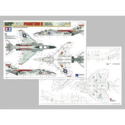 Tamiya 1/48 McDonnell Douglasi F4B Phantom IIi 27 Tamiya 1/48 McDonnell Douglasi F4B Phantom IIi -Model Toy Store T61121 13