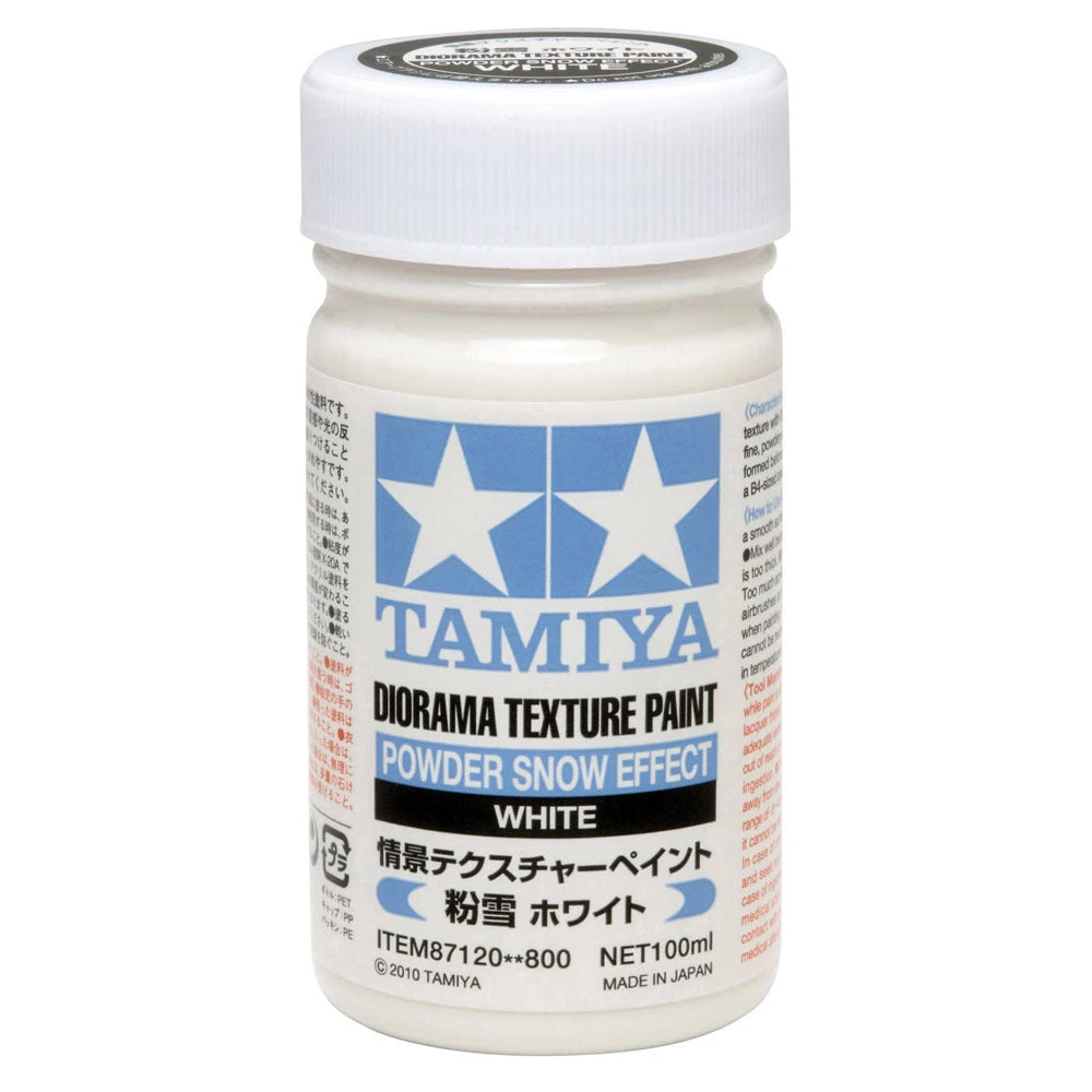 Tamiya Diorama Texture Paint Powder Snow100ml 1 Tamiya Diorama Texture Paint Powder Snow100ml