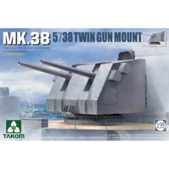 Takom 1/35 MK.38 5/38 Twin Gun Mount Metal Barrel Plastic Model Kit