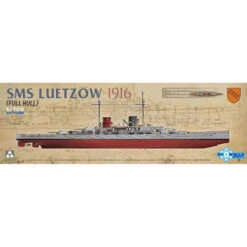 Takom 1/700 SMS Luetzow 1916 Full Hull Plastic Model Kit