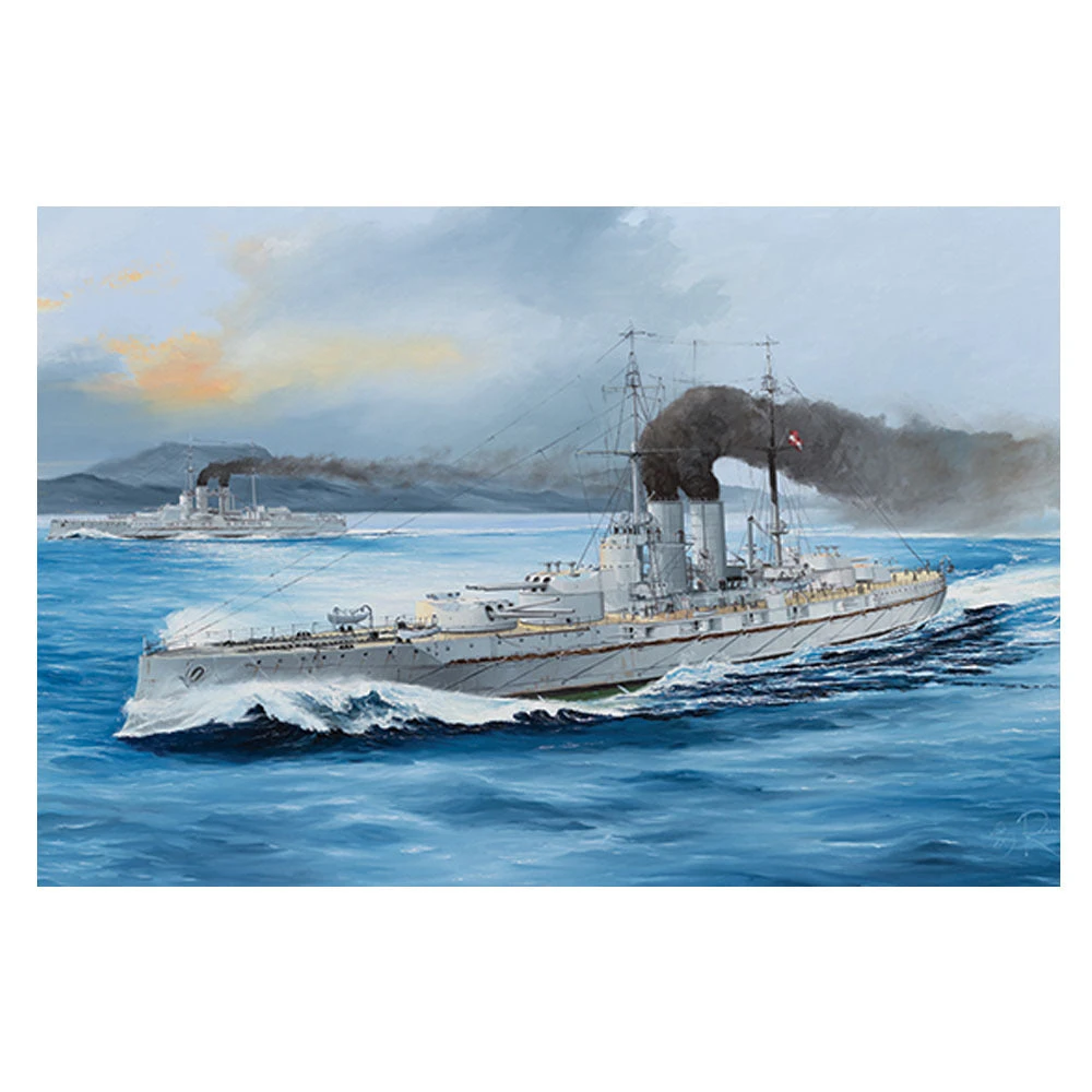 Trumpeter 05364 SMS Viribus Unitis Plastic Model Kit 2 Trumpeter 05364 SMS Viribus Unitis Plastic Model Kit - Image 2