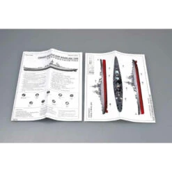 Trumpeter 05751 1/700 French Battleship Richelieu 1946 Plastic Model Kit 12 Trumpeter 05751 1/700 French Battleship Richelieu 1946 Plastic Model Kit -Model Toy Store TR05751 1