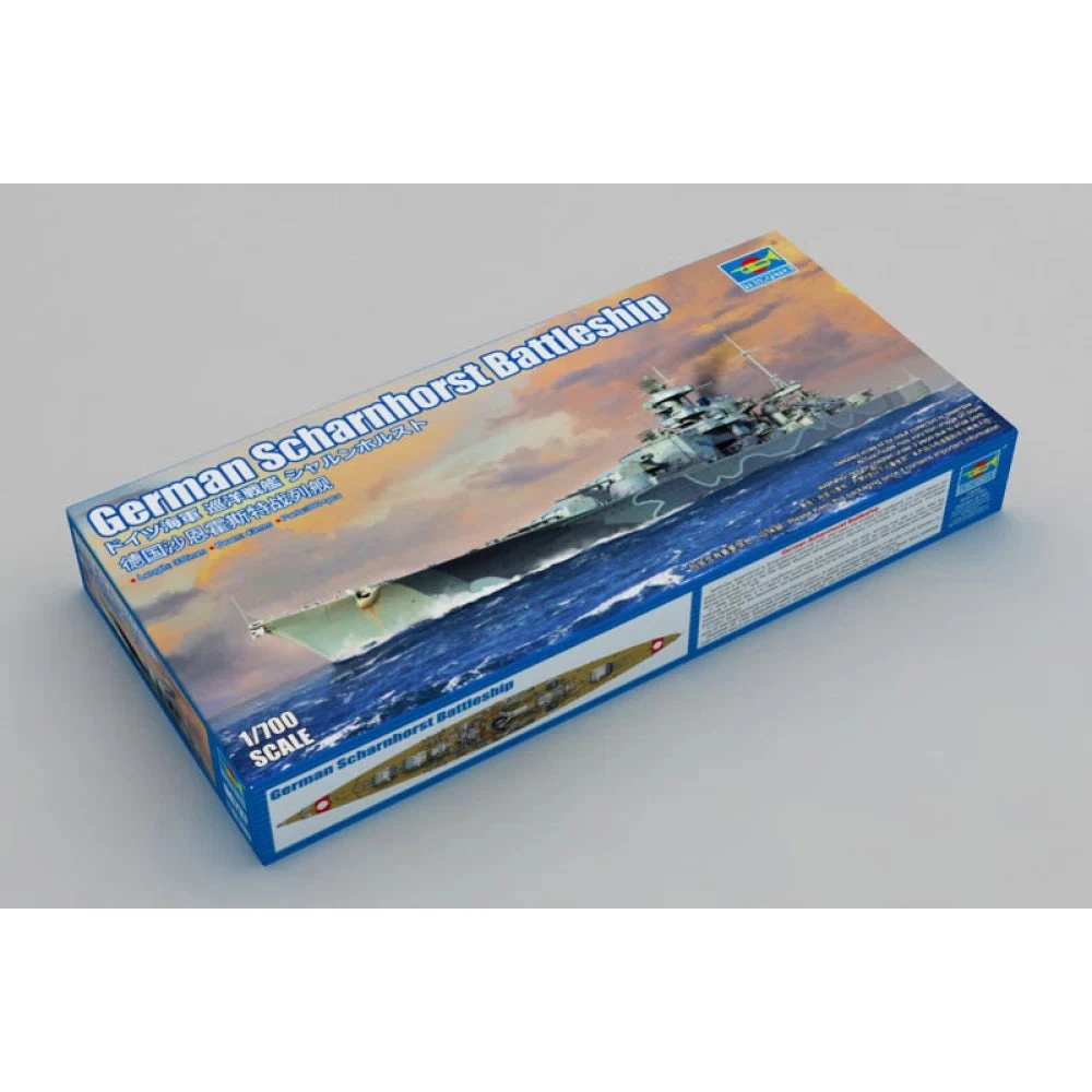 Trumpeter 06737 1/700 German Scharnhorst Battleship Plastic Model Kit 2 Trumpeter 06737 1/700 German Scharnhorst Battleship Plastic Model Kit - Image 2