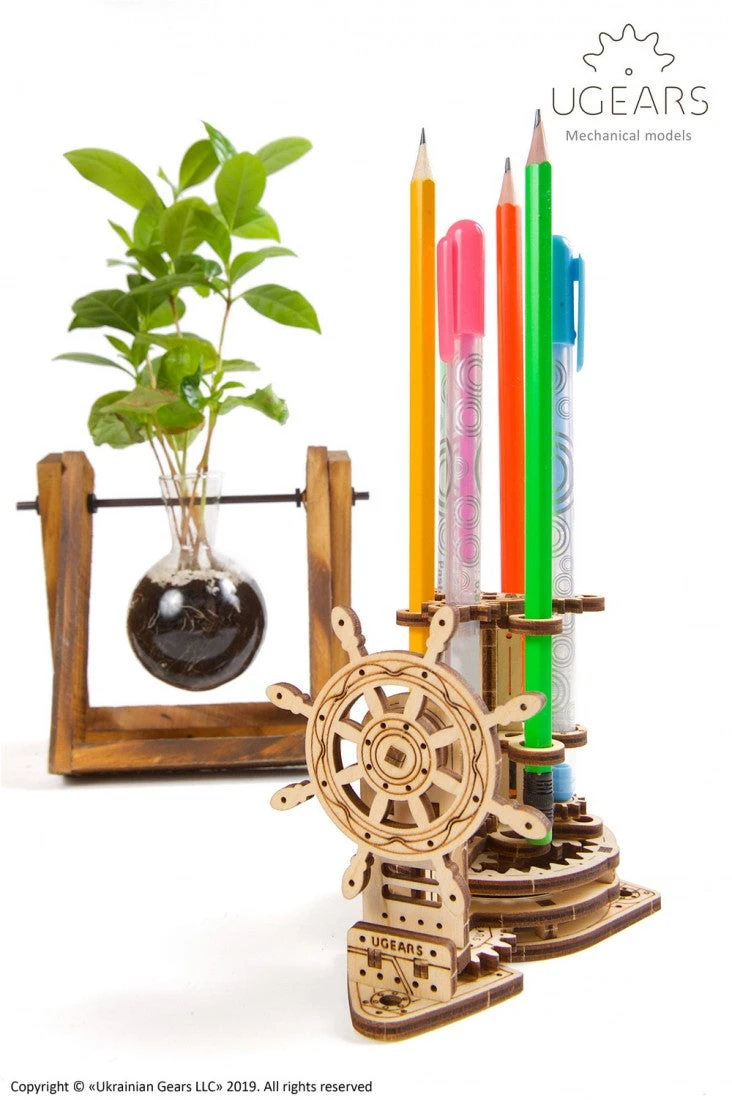 UGEARS 51pc Pen Holder 5 UGEARS 51pc Pen Holder - Image 5