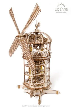 UGEARS 585pc Tower Windmill -Model Toy Store UG70038 12