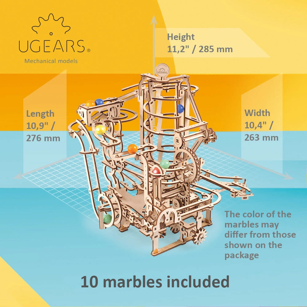 UGEARS 266pc Marble Run Spiral Hoist #4 13 UGEARS 266pc Marble Run Spiral Hoist #4 - Image 13