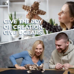 UGEARS 354pc Mad Hornet Airplane -Model Toy Store UG70183 10