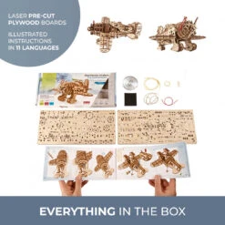 UGEARS 354pc Mad Hornet Airplane -Model Toy Store UG70183 13