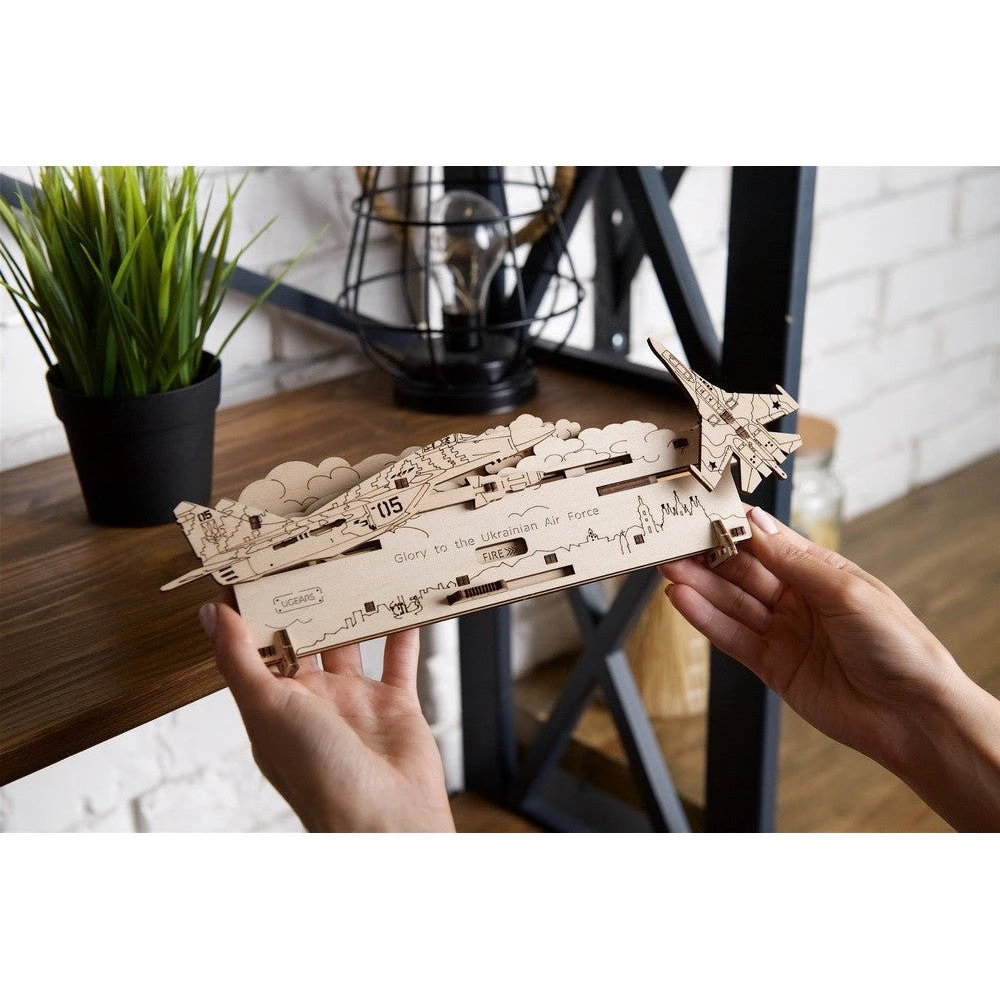 UGEARS 52pc The Ghost Of Kyiv Attacks 9 UGEARS 52pc The Ghost Of Kyiv Attacks - Image 9