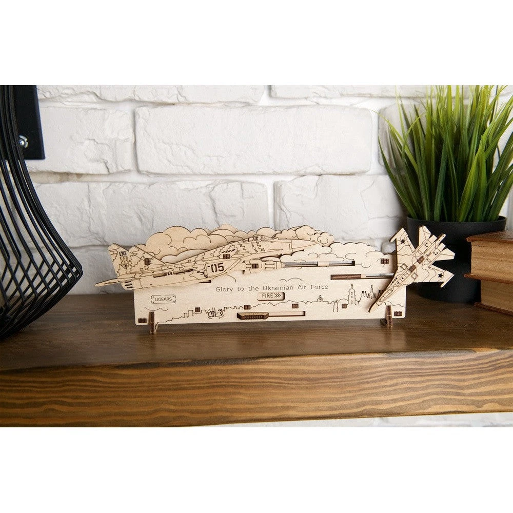 UGEARS 52pc The Ghost Of Kyiv Attacks 10 UGEARS 52pc The Ghost Of Kyiv Attacks - Image 10