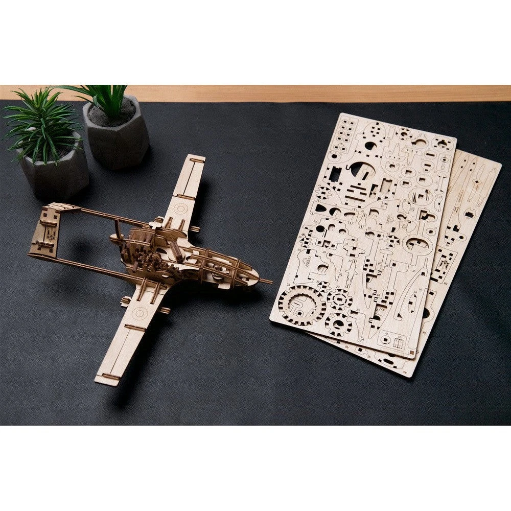 UGEARS 125pc Bayraktar TB2 Combat Drone 2 UGEARS 125pc Bayraktar TB2 Combat Drone - Image 2