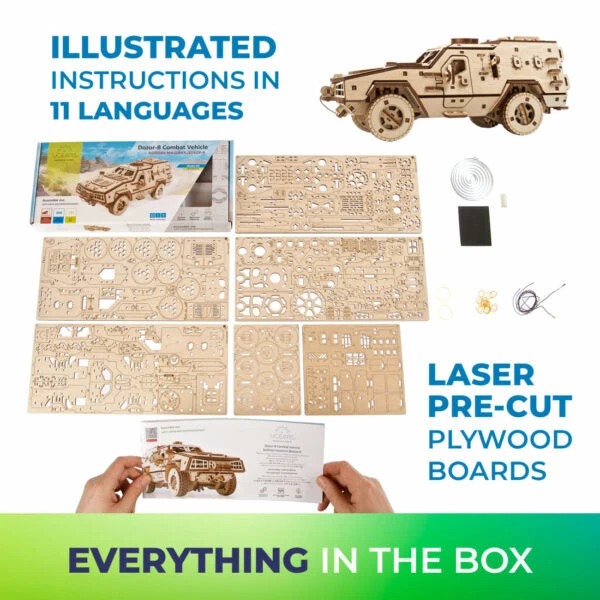 UGEARS 300pc Dozor-B Combat Vehicle 10 UGEARS 300pc Dozor-B Combat Vehicle - Image 10