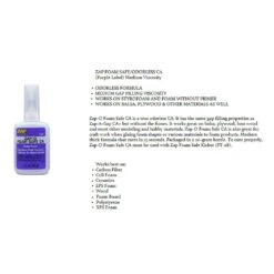 ZapO Odorless Foam Safe CA 20g 5 ZapO Odorless Foam Safe CA 20g -Model Toy Store ZPT25 1