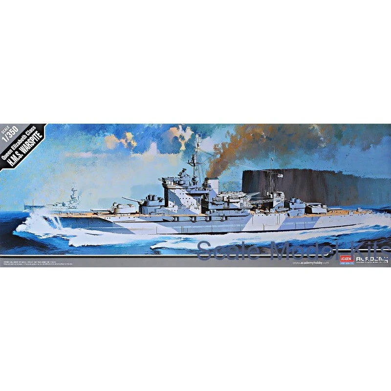 Academy 14105 1/350 Queen Elizabeth Class H.M.S.Warspite Plastic Model Kit 3 Academy 14105 1/350 Queen Elizabeth Class H.M.S.Warspite Plastic Model Kit - Image 3
