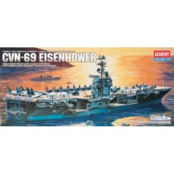 Academy 14212 1/800 U.S.S. CVN69 Eisenhower Plastic Model Kit -Model Toy Store ac14212 500x500 1