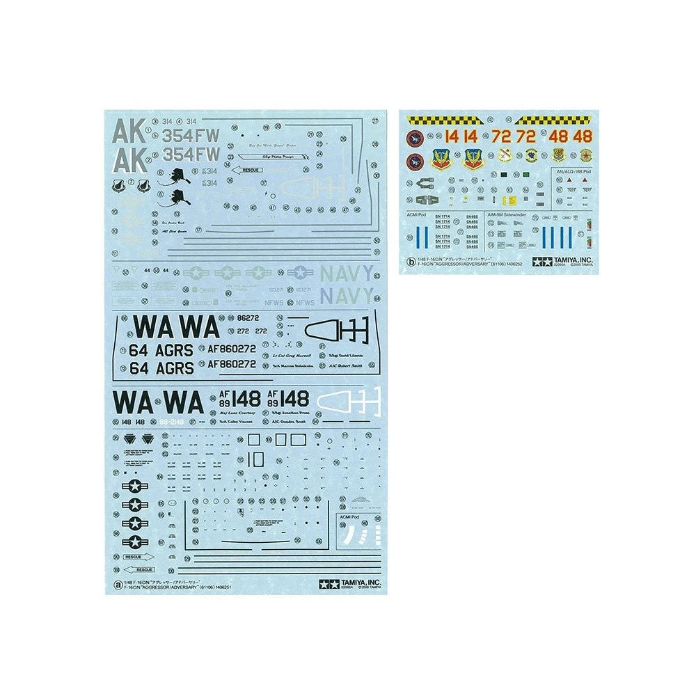 Tamiya 1/48 F16C/N Aggressor/Adversary 9 Tamiya 1/48 F16C/N Aggressor/Adversary - Image 9