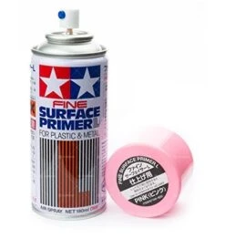 Tamiya Spray Fine Surface Primer L Pink -Model Toy Store med PINK PRIMER