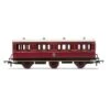 Hornby OO NBR 6 Wheel Coach 1St Class Fitted Lights 414 Era 2