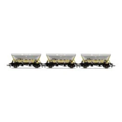 Hornby OO HFA HOPPER WAGONS THREE PACK BR COAL SECTOR ERA 8