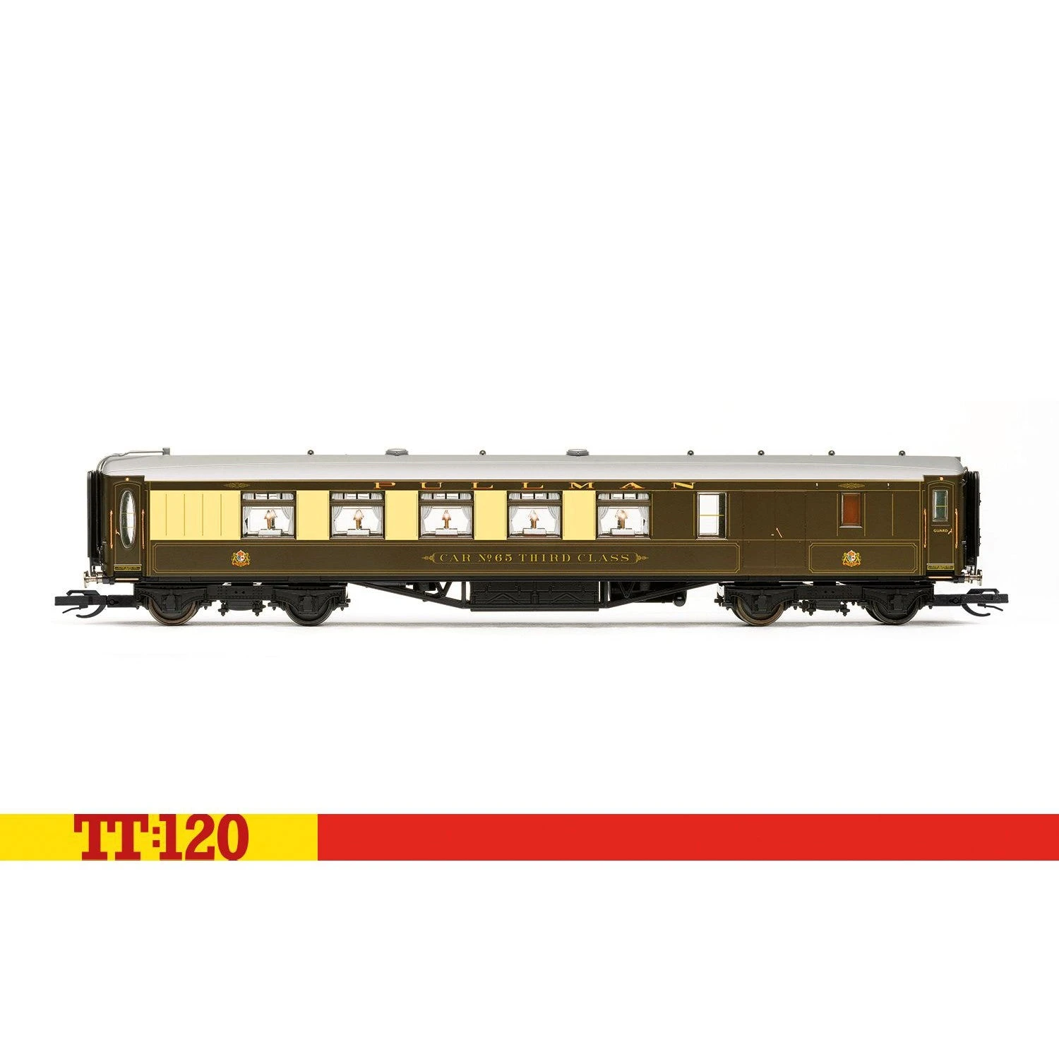 Hornby TT:120 Pullman Third Class Brake No. 65 With Lights - Era 3 1 Hornby TT:120 Pullman Third Class Brake No. 65 With Lights - Era 3