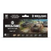 Vallejo 70245 Model Color World Of Tanks Miniatures Game Acrylic 8 Colour Paint Set